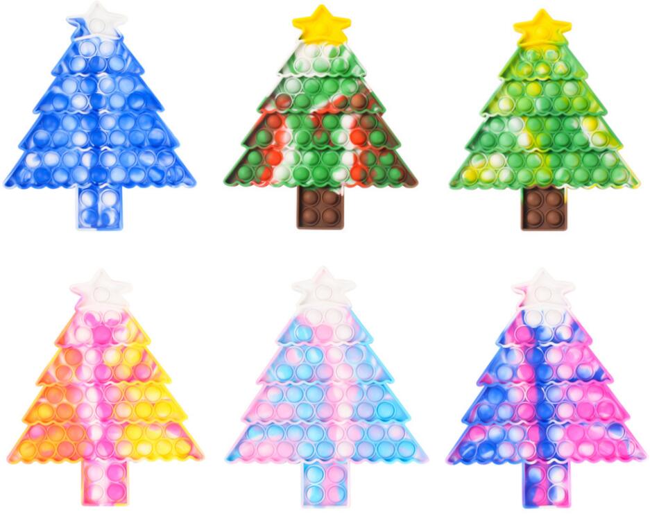 

Pop Fidget Toys wholesale Christmas Tree Silicone Decompression Toy it