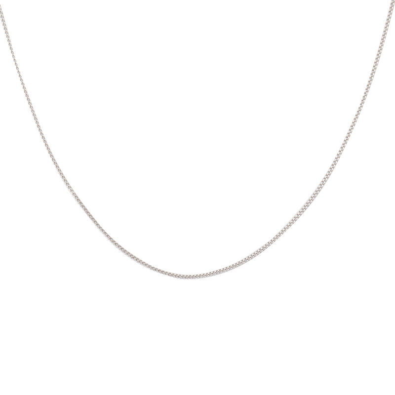 Silver chain deserve to act the role of chain necklace female snake bone box of water waves Star studded Anklet girl-image-708901173