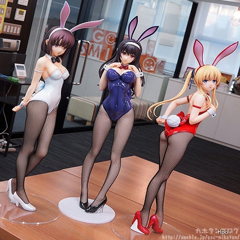 

GZTZMY Anime Saenai Heroine No Sodatekata Kasumigaoka Utaha FREEing Bunny Girl Sexy girls PVC Action Figures toys Anime Toy gift T200824