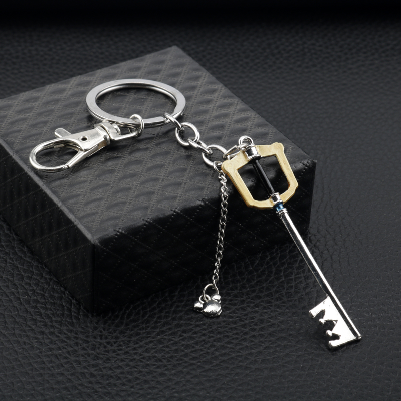 

Anime Trinket Keychain Kingdom Hearts Oblivion Keyblade Keyrings Metal Pendant Keyholder Jewelry llavero