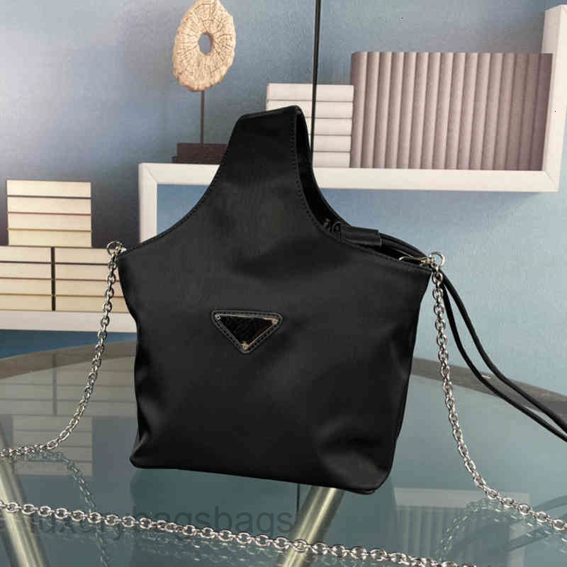 

Drawstring Basket Bag Nylon Hanbag Chain Crossbody Bags Fashion Letter Women Shopping Handbags Purse Clutch High Quality, Make up the freight
