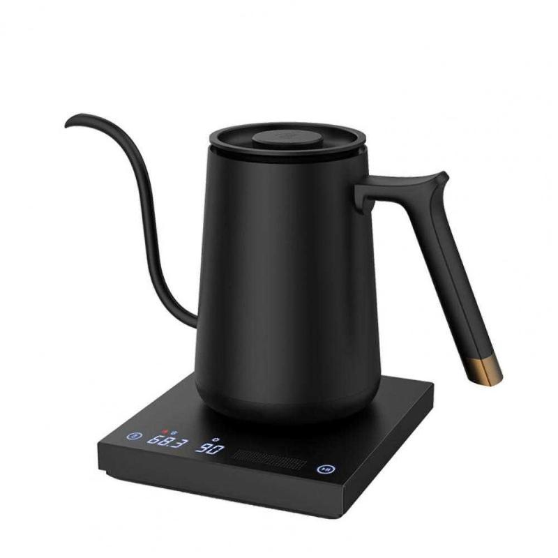 

Electric Kettles Coffee Pot Water Jug Temperature-Control Heating Bottle Stainless Steel Gooseneck Tea Kettle 600ml 800ml