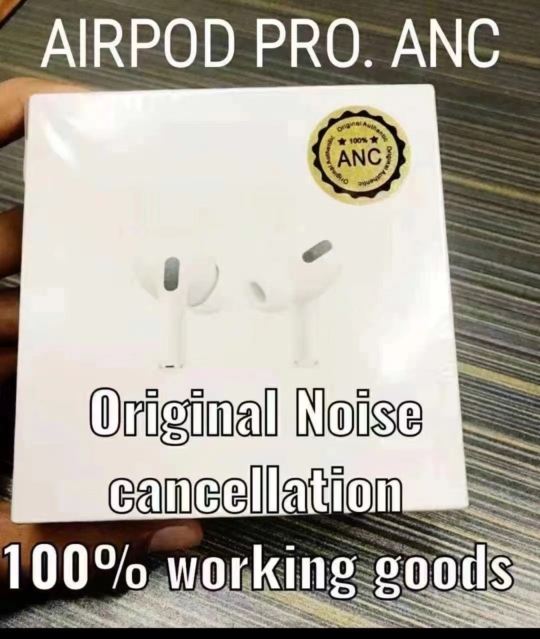 

ANC AirPods PRO True noise reduction function Wireless Bolutooth Earphones Wholesale GPS rename 1:1 original quality EarBuds with Wireless charging, White