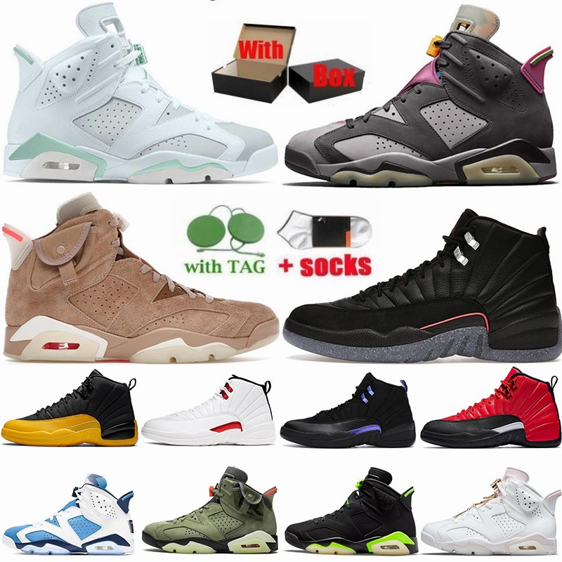 

With Box Red Oreo 6s Basketball Shoes Jumpman 6 British Khaki UNC Tiffany Blue Gold Hoops Carmine Black Infrared Bordeaux Tech Chrome Hare Mens Trainers Sneakers, 17