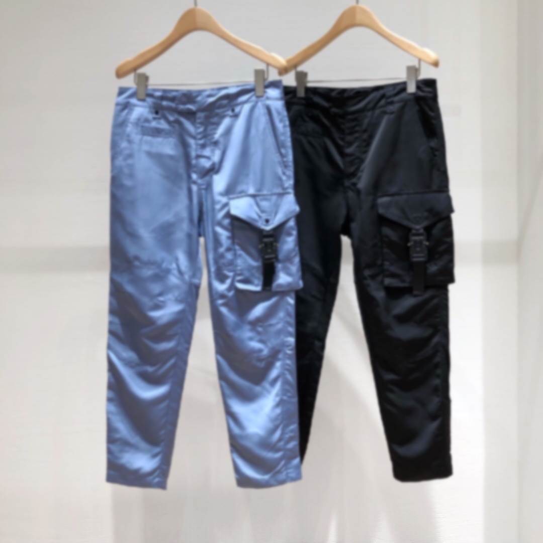 

21FW Autumn and winter italy paris Pants Trousers Outdoor Sport Loose Track Casual Elastic Waist Pant Sweatpant Street Drawstring size 0930, Black