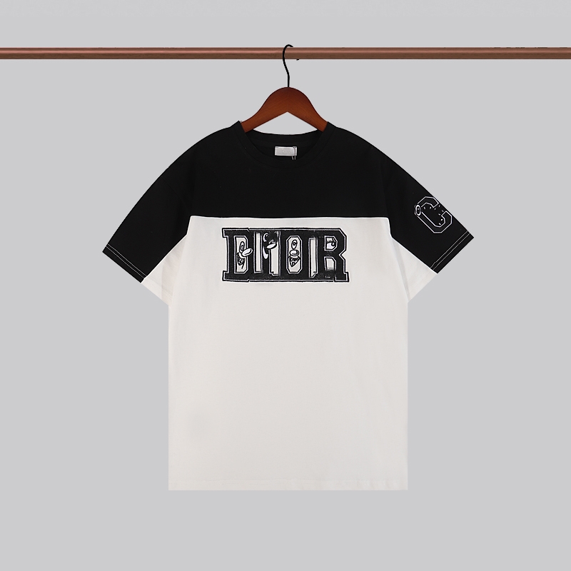 

22ss Luxury summer paris Designer tshirts mens classic letter printing T shirts Men Women fashion T-shirt Casual unsex cotton tops tee, White;black