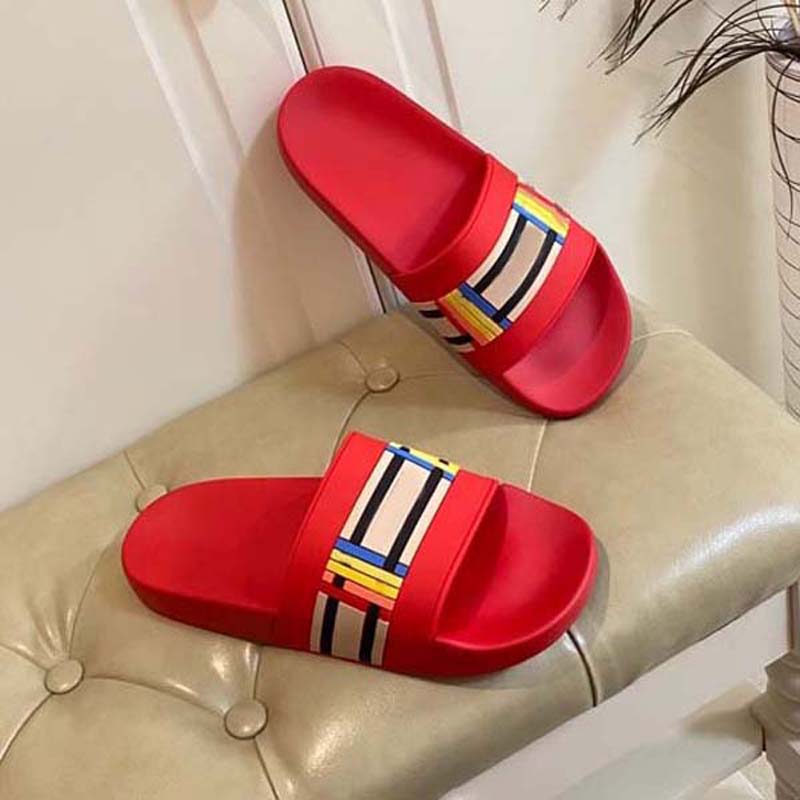 

High quality men's and women's summer rubber sandals slippers beach slide fashion wear resistant slippers indoor shoes size EUR 35, Black