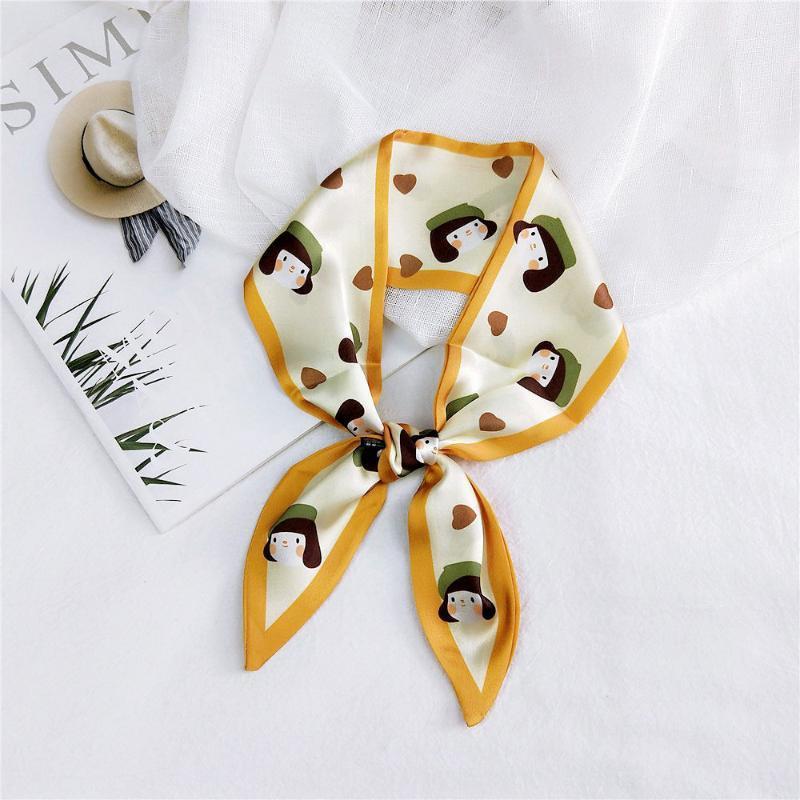 

Scarves Fashion Skinny Silk Scarf For Women Head Long Bag Ladies Girls & Wraps, Blue;gray