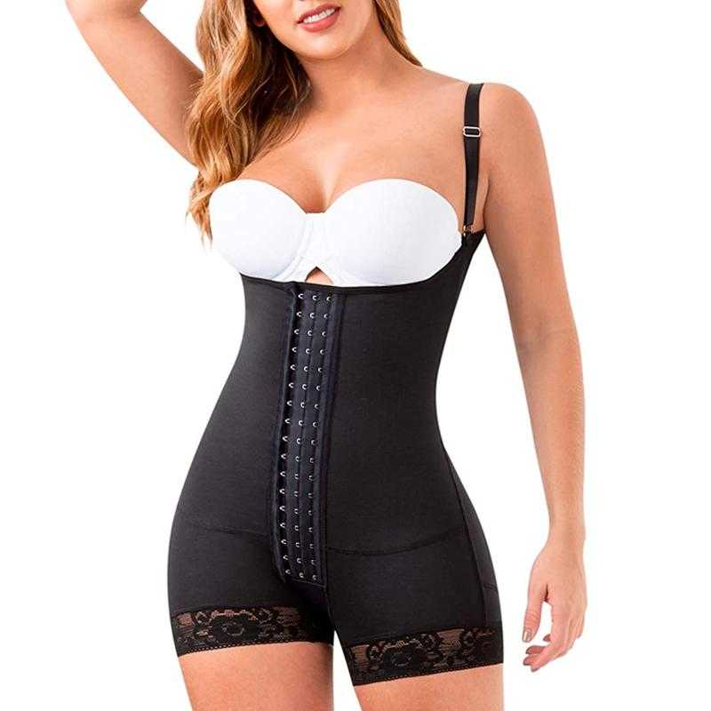 

Women' Shapers Corset Slimming Body Fajas Colombianas Postpartum Strap Skims Corsetto Corps Complet Shaper, Beige
