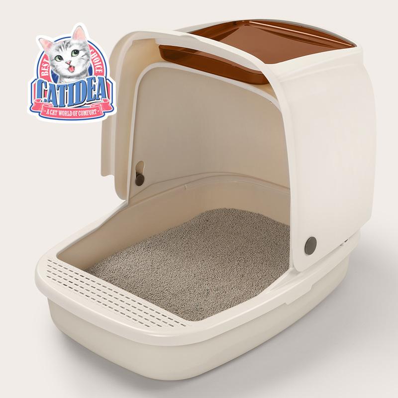 

Other Cat Supplies Closed Large Pet Cats Toilets Litter Box Potty Toilet Pets Aseo Gato Purifying Kuwety Dla Kota Animal 60CL