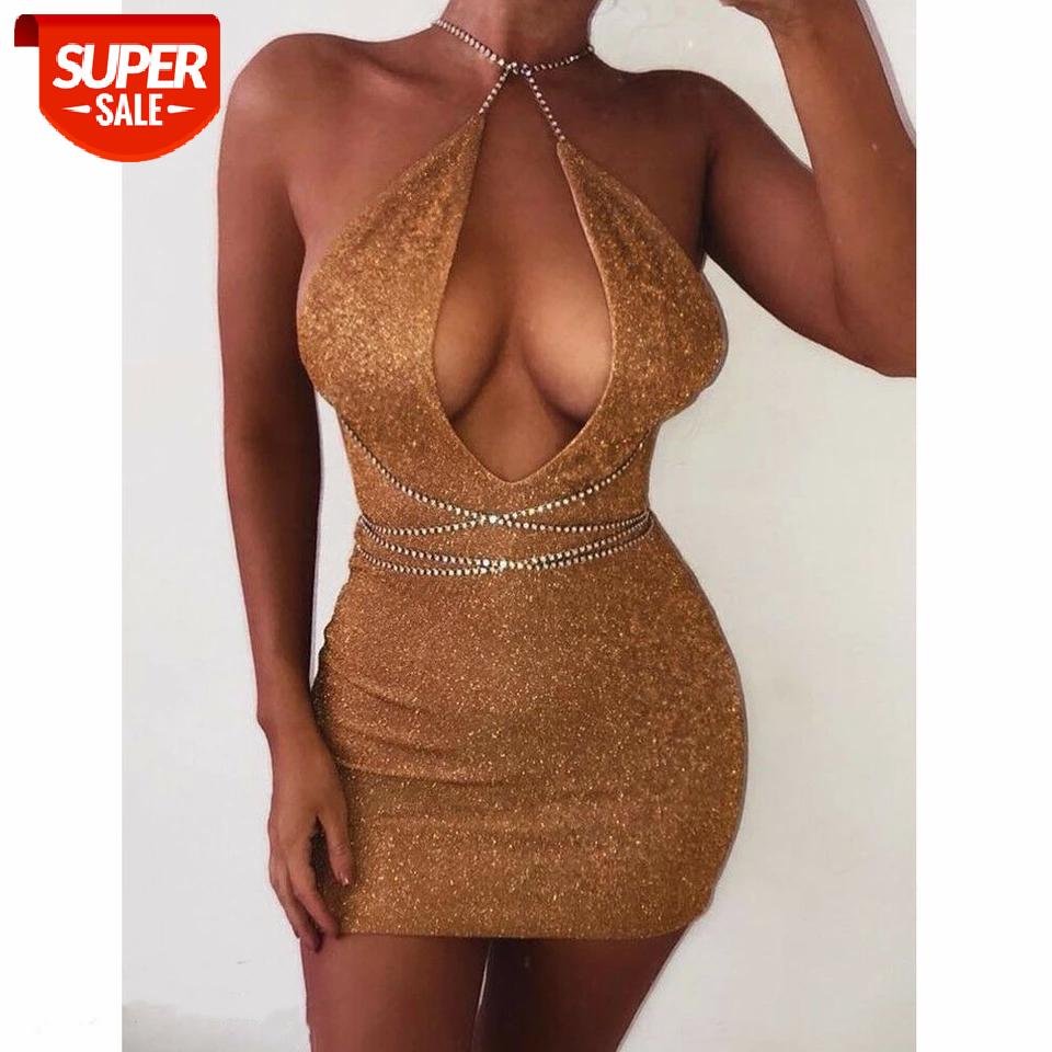 

Women Sexy Club Dress Woman Lady Party Summer Beach V neck Sundress Streetwear Vestidos 2019 NEW Arrival Party Night #E47u, Black;gray