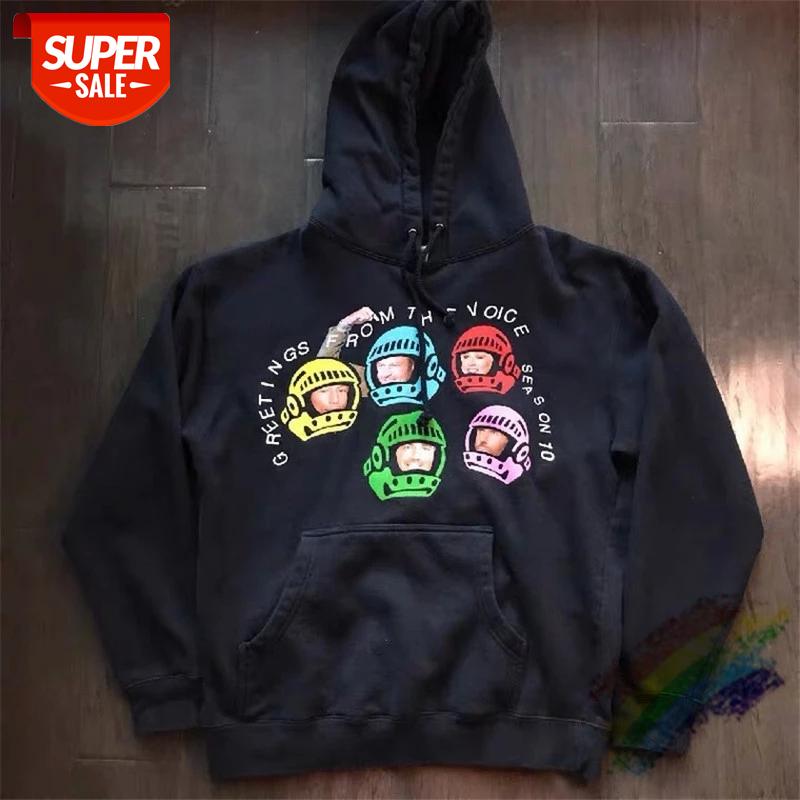 

Kanye West CPFM.XYZ Voice Season 10 Rare Hoodie Men Women 1:1 High Quality Hooded Loose Pullover #hG69, Black