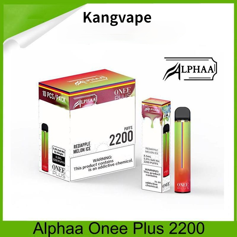 

Kangvape Alphaa Onee Plus Stick Disposable vape Pen e cigarette starter kit 870mAh Battery 8.5ml Pre-Filled 2200 Puffs electronic vapors wholesale