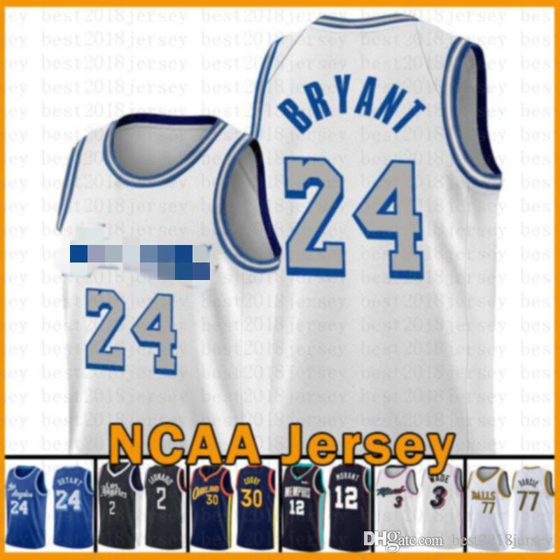 

Los Angeles Lakers Kobe 24 Bryant basketball Jersey 2020 2021 New James 33 Wiseman Donovan 45 Mitchell Jayson 0 Tatum, Black;red
