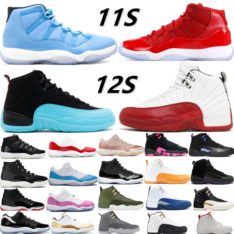 

2022 Designer 11 12 Basketball shoes Sports Indigo Gym Red 11s 12s Cool Grey University Blue Sneakers High Quality Men Women Trainer, Box