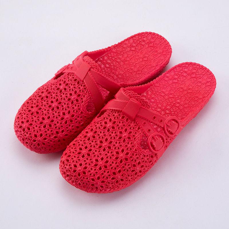 

Cheap Womens Casual Female Cool Water Beach Sandals Jelly Slippers Summer Lady Flip Flops Garden Home Shoes 2021 New, Black