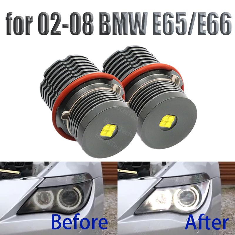 

Car Headlights High Power Free Error For 02-08 7-series E65/E66 (745i, 745Li, 750i, 750Li, 760Li) White Angel Eyes Halo Ring Light Bulbs