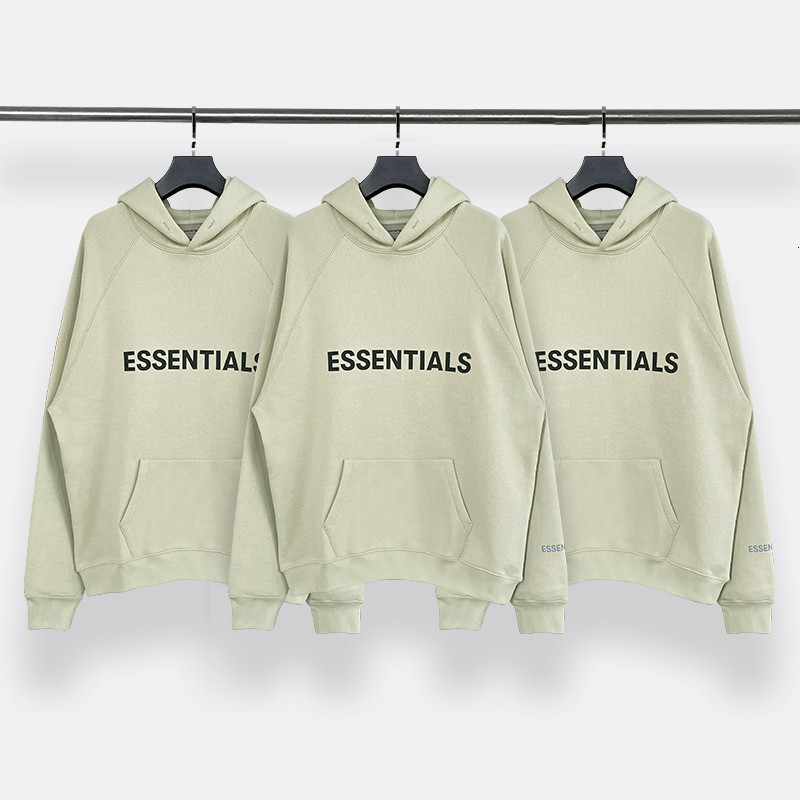 

2021 New Reflective Heavy Fabric Hoodie Men Women 1:1 Matcha Green Sweatshirts Hip Hop Loose Essentials Pullover Hoody F2nw, 17