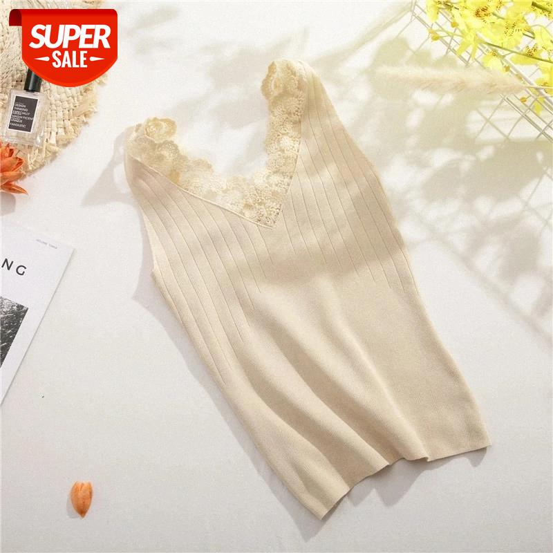 

Tops Female V-neck Laced Up Buttons Sexy Skinny Crop Tops Women Spaghetti Velvet For Women 2021 Summer #9p6t, White