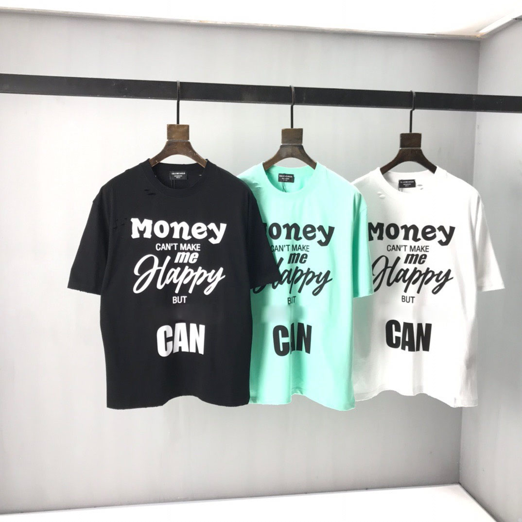 

2021 Designers summer t shirts Mens Women Casua9 T-Shirt With Letters Print Man Short Sleeves Clothes xt467, Black