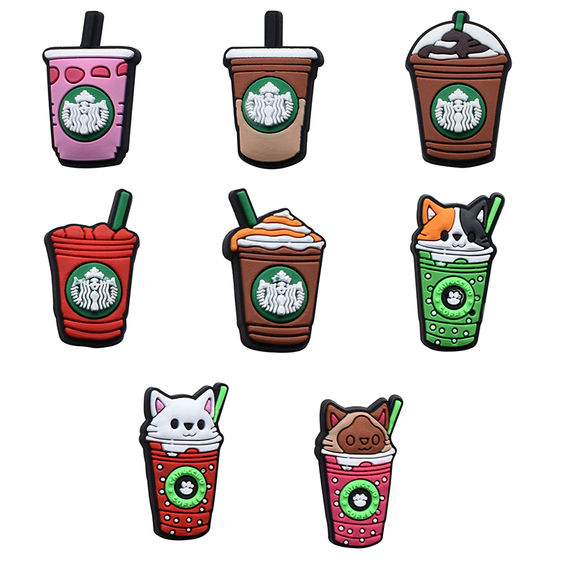 

Wholesale Drink Cups Croc Charms Clog Shoes Accessories and Wristband Bracelet Decoration Party Gifts