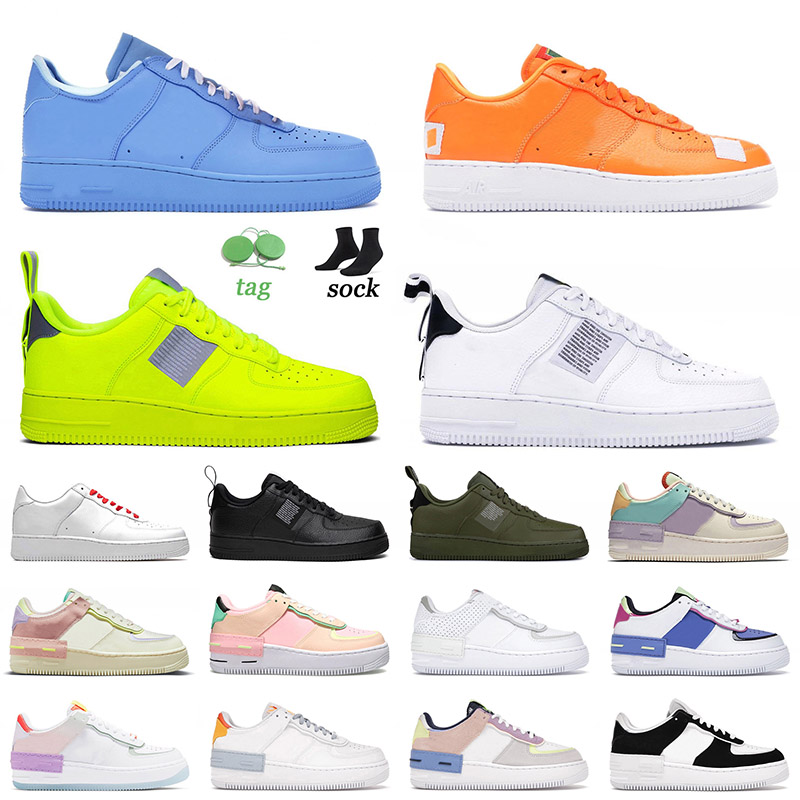 

Top Dunk 1 OG Dunks Low Platform Sneakers Utility White Running Shoes Univeristy Blue Glacier Air Force One Mens Womens Airforce Off Trainers 36-45