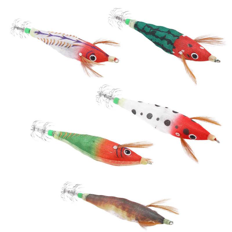 

Fishing Hooks Fake Prawn Luminous Bait Flexible Squid Jigs Good Palatability For Pond