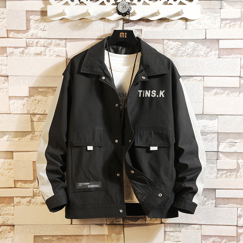 

2021 New Spring Autumn Jackets Bigger Pocket Men Classic Solid Casual Fashion Jacket Plus Asian Size M-4xl 4a8g, Y126 b