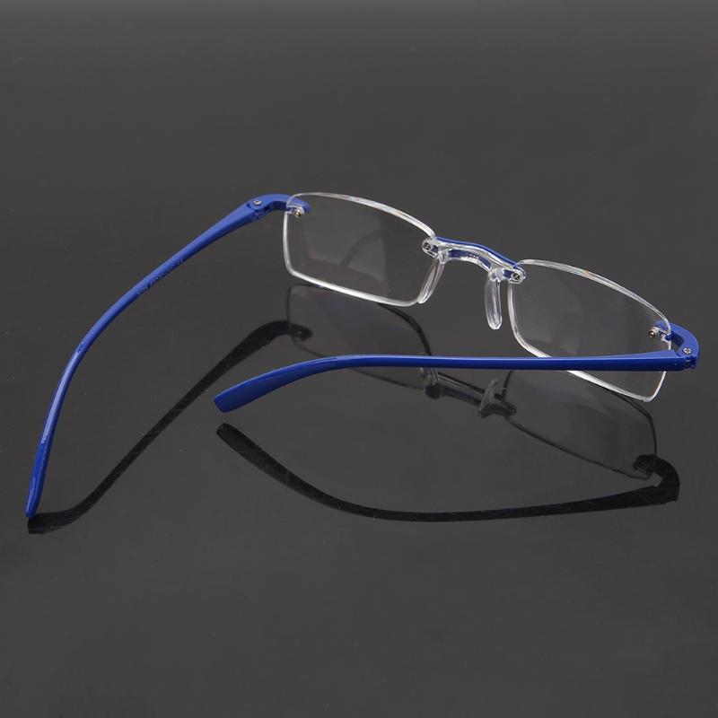

Fashion Sunglasses Frames Unisex Clear Rimless Flexible Reading Glasses Eyewear Reader