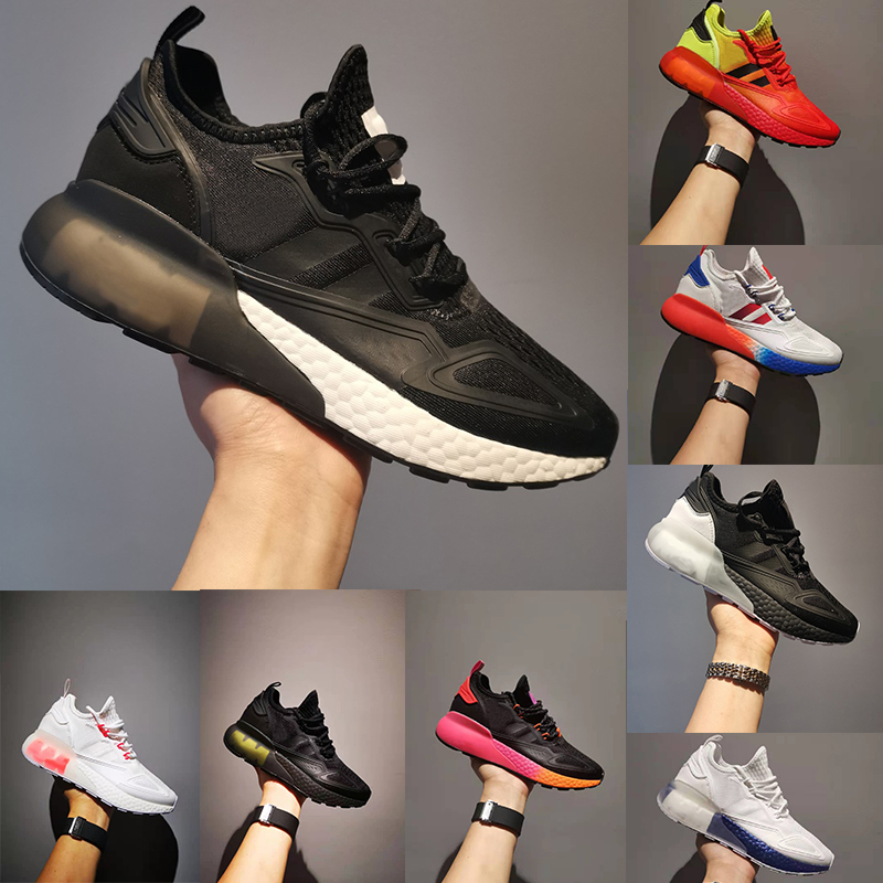 

2021 Running Shoes Originals ZX 2K BOOST WHITE Popcorn Slipper Sandal Designer Women Sneakers Platform Shoe Men Basketball Outdoor size 36-45