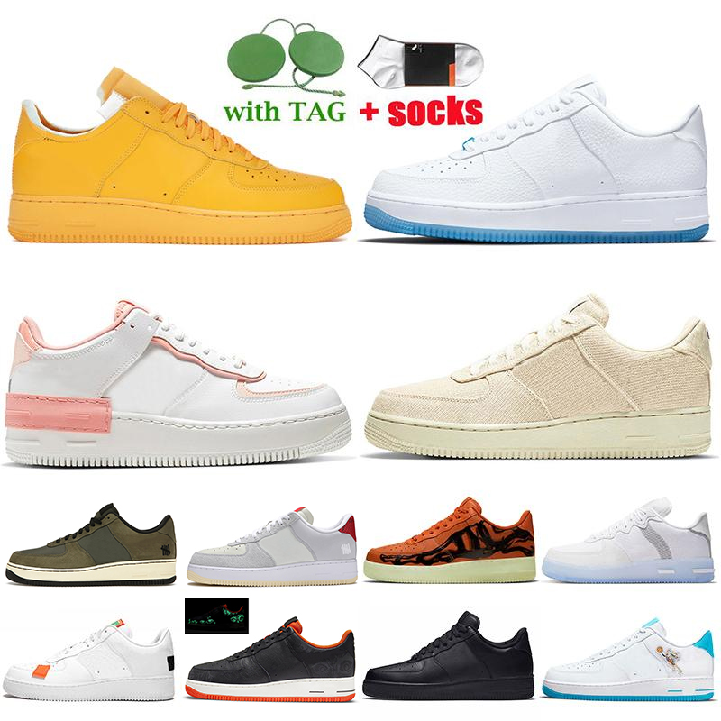 

Casual Shoes Top Quality Women Men AirForce Designer Casual Shoes 1 White Off University Gold LX UV Reactive Shadow Coral Pink Beige Hare Sp, C2 36-45 sup white