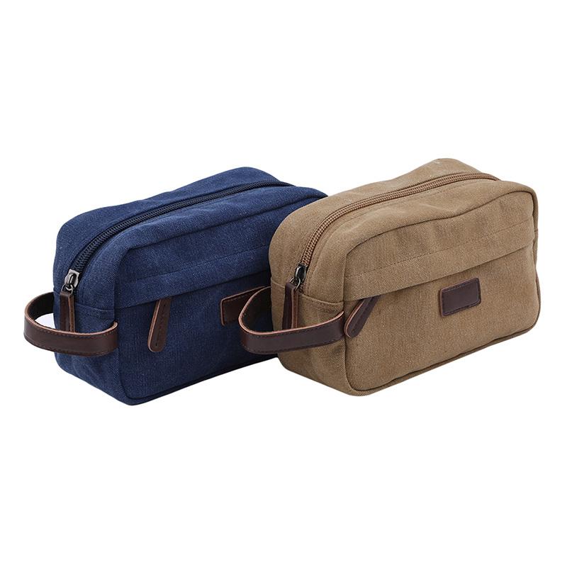 

Fashion Canvas Travel Bag Multifunctional Portable Waterproof Wash Bag Storage Handbag Ladies Mens Hand Storage Bags, Khaki