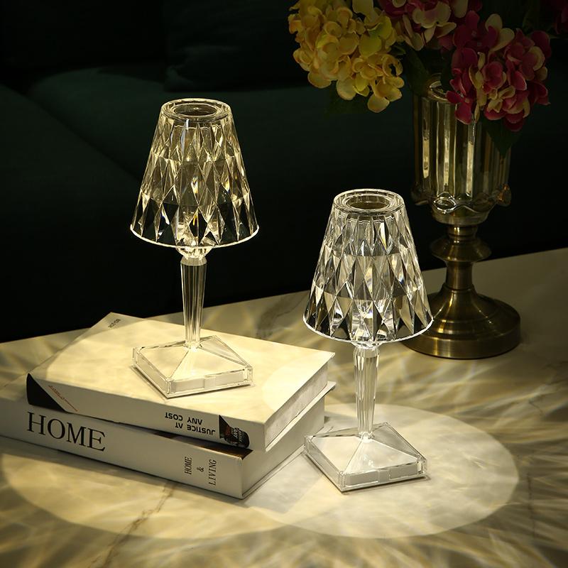 

Night Lights Manufactory Wholesale Vintage Crystal Light Table Lamp Bedroom For 100% Safety