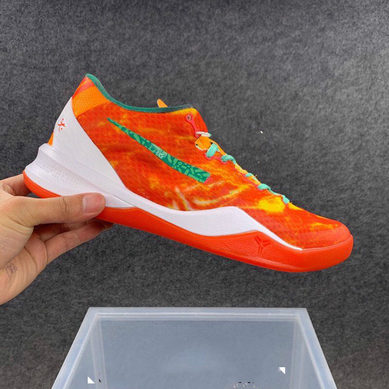 

21Mamba ZK8 Highest quality leather 7-12 Protro erica designer Sneakers men chaussures sports Running Basketball shoes Platform All Star mvp, Black