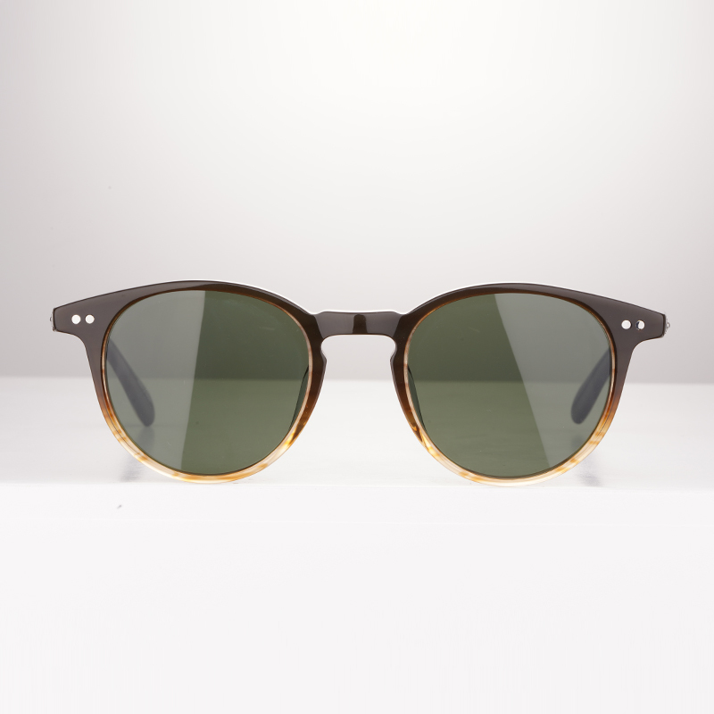 

QOOLSUN Brand Sir O'Malley Retro Round Clear Sunglasses Men OV5256 Vintage Polarized Driving Glasses Women Eyewear