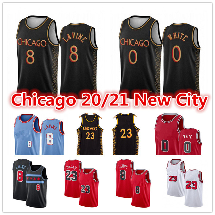 

Men's MJ 23 Michael Jersey Zach 8 LaVine Coby 0 White Wendell 34 Carter Jr. Shorts 2021 Bull City Black Edition Basketball Jerseys, Black;red