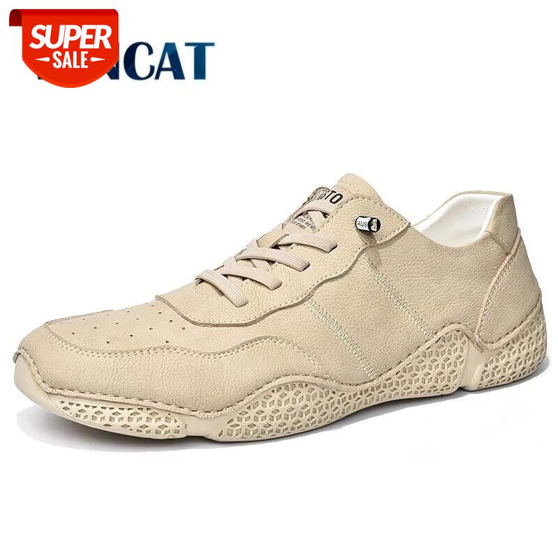 

Brand Breathable Genuine Leather Men Shoes Men Casual Shoes Summer Mens Loafers Soft Comfortable Men's Flat Driving #YM7a