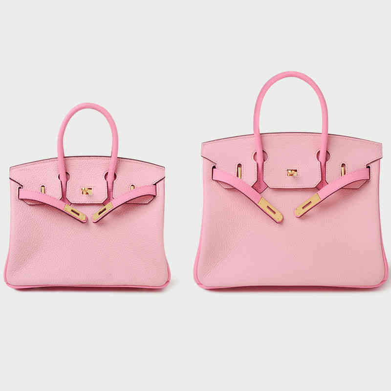 

Fashion Brand Handbags Matching Birkins Color Platinum Bag Litchi Pattern Head Leather High Capacity Pink Macarone One Shoulder Messenger, Sky blue