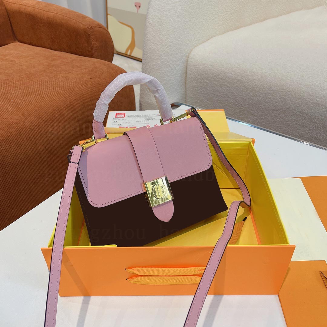 

Designer Bags LOCKY BB Presbyopia Handbags Original Style High Quality Women Genuine Leather Totes Postman Bag Portable Female Handbag Shoulder Bags, Color1