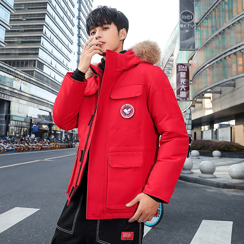 Off Season Down Jacket Men's Short Work Clothes Canadian Fashion Brand Winter Couple Tide Goose Warm