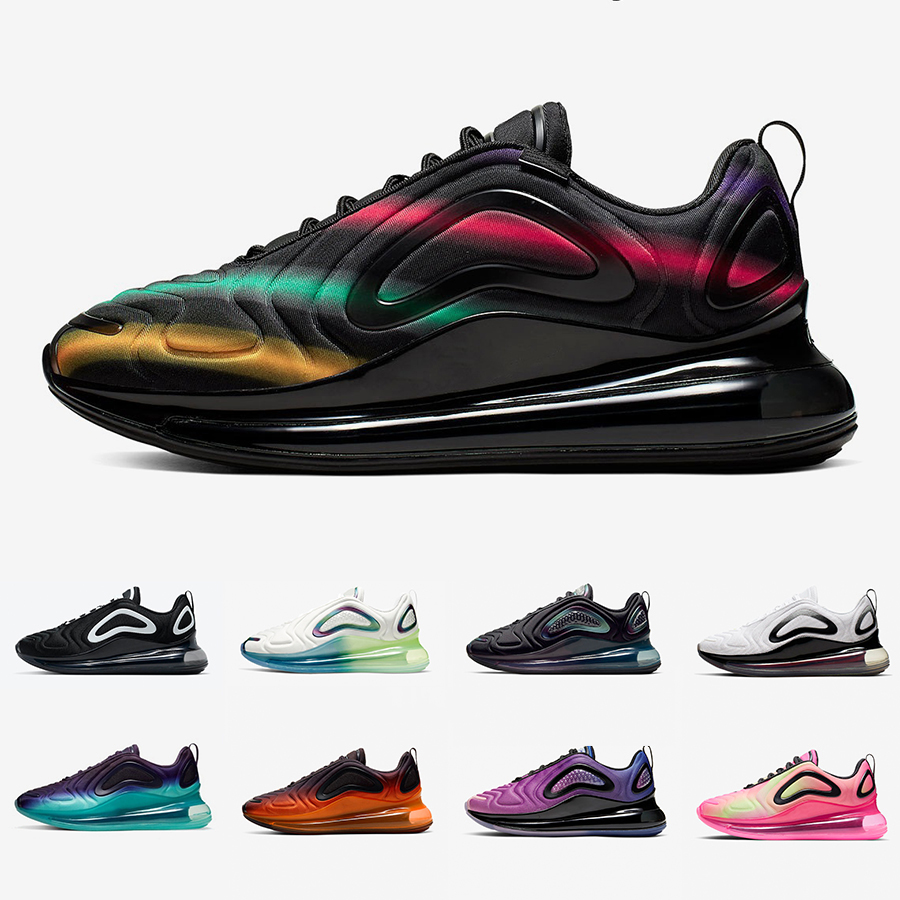 

max 720 Triple Black white Magma 720-818 Mens Running shoes Be True Metallic Silver GS Sea Forest clean 720s Volt men women University Flash trainers sports sneakers, Color#23