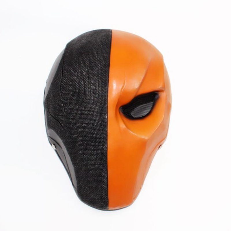 

Halloween Arrow Season Deathstroke Masks Full Face Masquerade Deathstroke Cosplay Costume Props Terminator Resin Helmet Mask