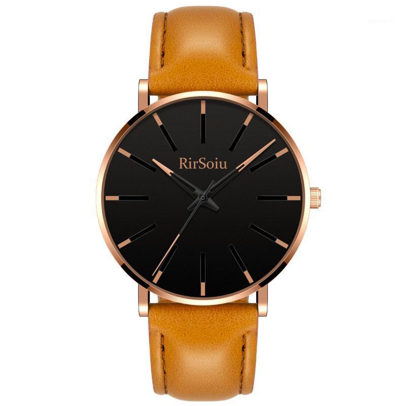 

Wristwatches Ctpor Fashion Men's Watch Simple Style Men Quartz Clock Ultra-thin Military Army Drop Shiping 2021 C3886