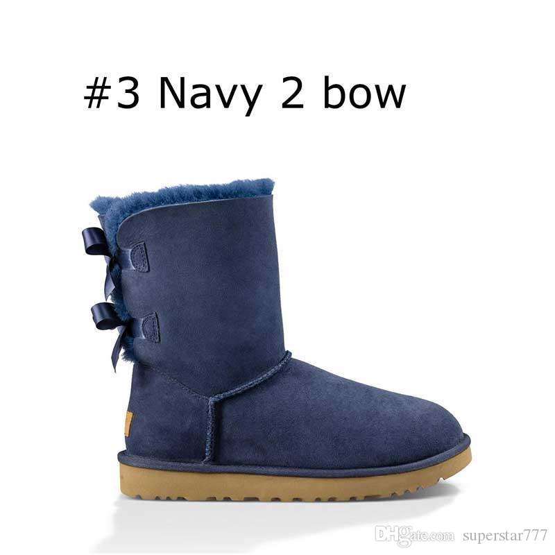 

Womens Boots Snow Boots Arrivel Designer Australia Classic Womens Girl Winter Bowtie Fashion Ankle Plus Cotton Keep Warm Size 5-11