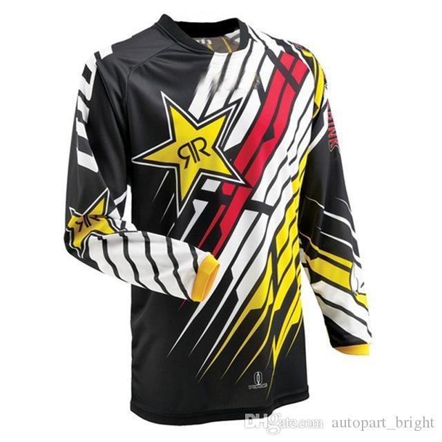 

hot-selling Men Motocross MX jersey Mountain Bike DH Clothes Bicycle Cycling MTB BMX Jersey Motorcycle Cross Country shirts CN