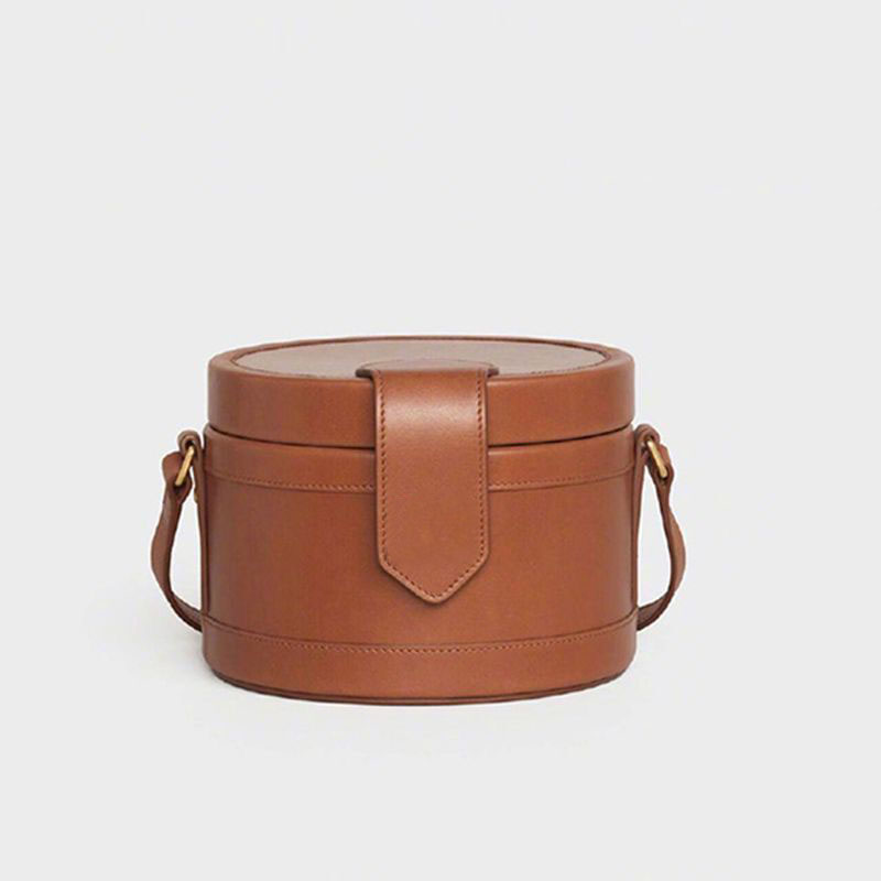 

2021 Sport Outdoor Designer Bag Luxury Women Brand Handbags Large Capacity Bucket Bag For Ladies Cylinder Package Tambour, Brown letter