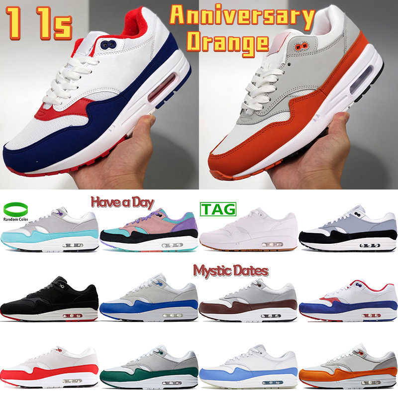 

2022 Anniversary running shoes 1 1s royal aqua have a day mystic dates windbreaker wolf grey black white gum jewel university blue trainers