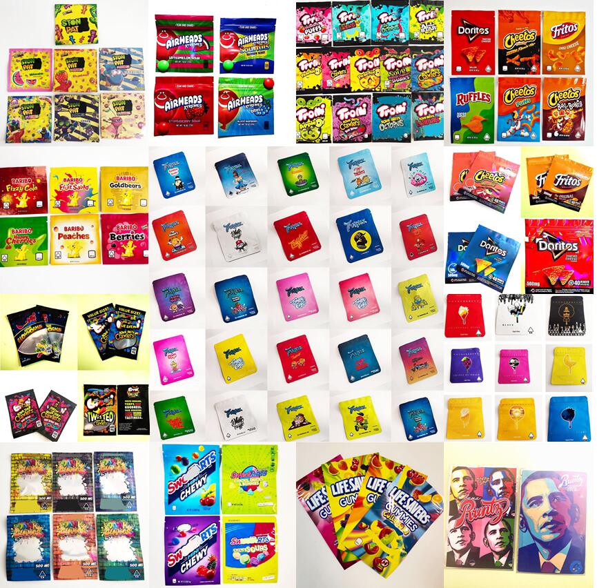 

new resealable edibles Empty package Bags trufflez scotti Mylar Bag Packaging dhl fedex