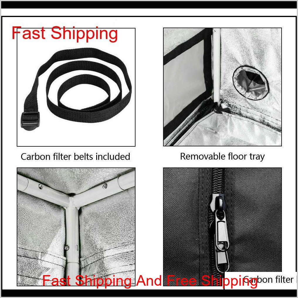 

24"X24"X48" Hydroponics Grow Tent Non Toxic Indoor Room Conven Qylwan Qwih0 Bu5Yt