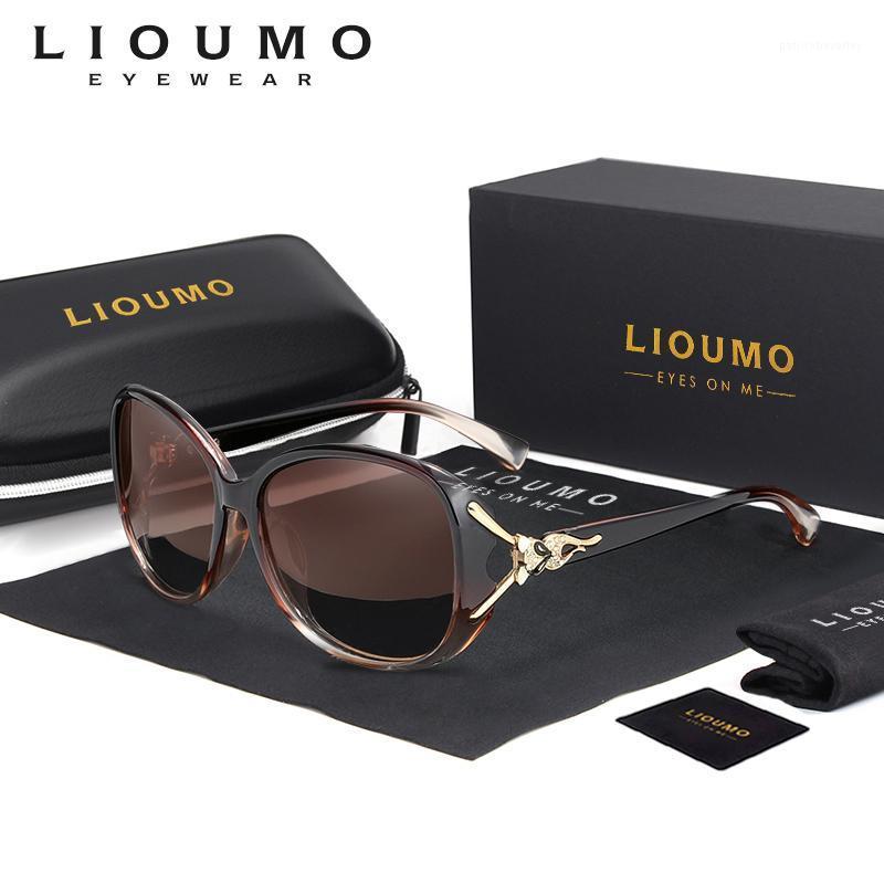 

Sunglasses LIOUMO Luxury Oversized For Women Polarized Sun Glasses Lady Big Frame Retro UV400 Lunette De Soleil Femme, White;black